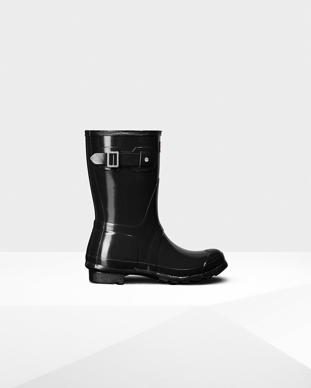 Hunter Mujer Original Gloss - Botas de Lluvia Negras - 980-AYOHPK